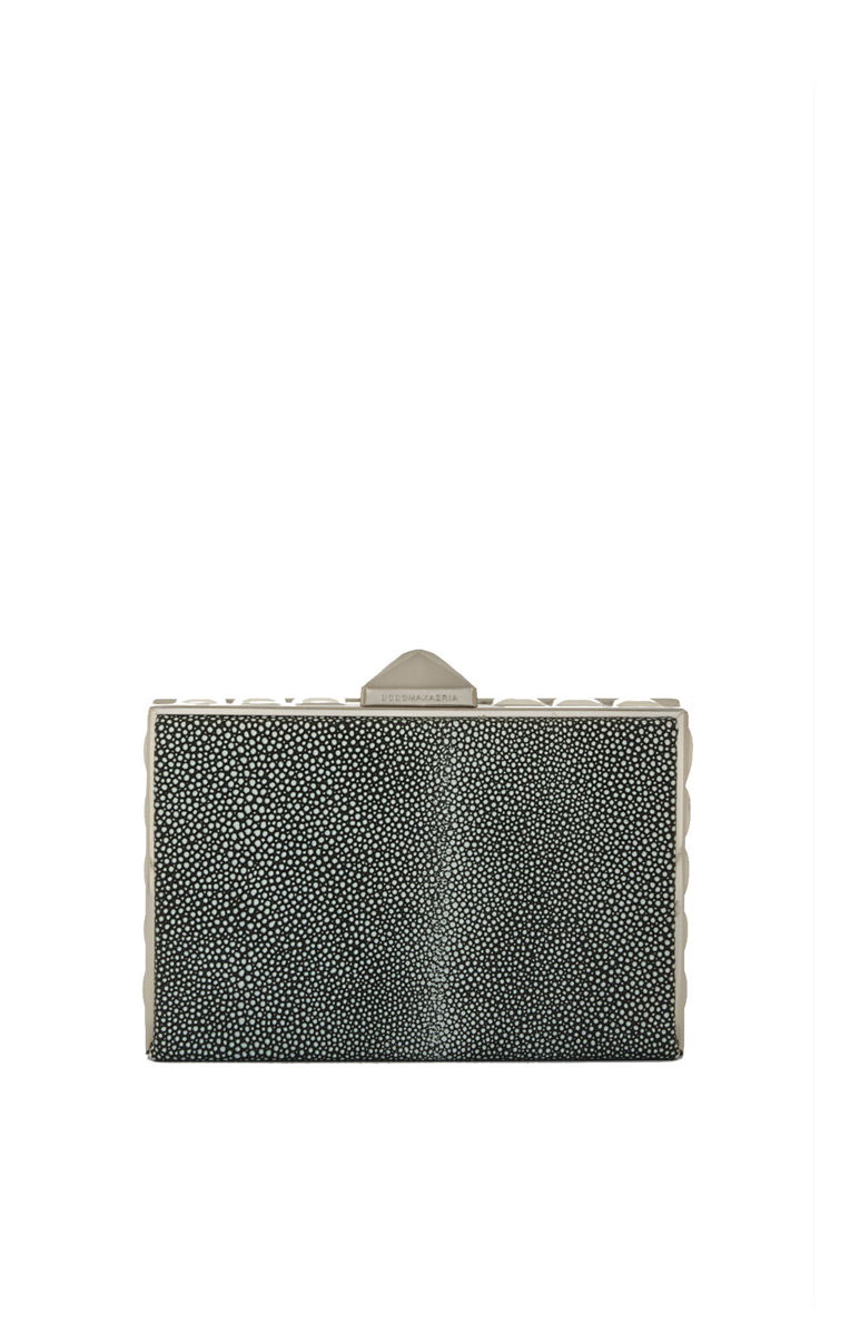 BCBG10 JANIS PYRAMID BOX-FRAME CLUTCH