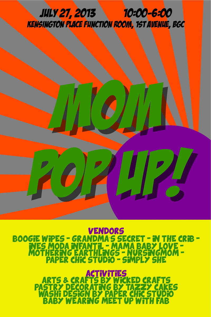 Shopping Alert: Mom Pop Up