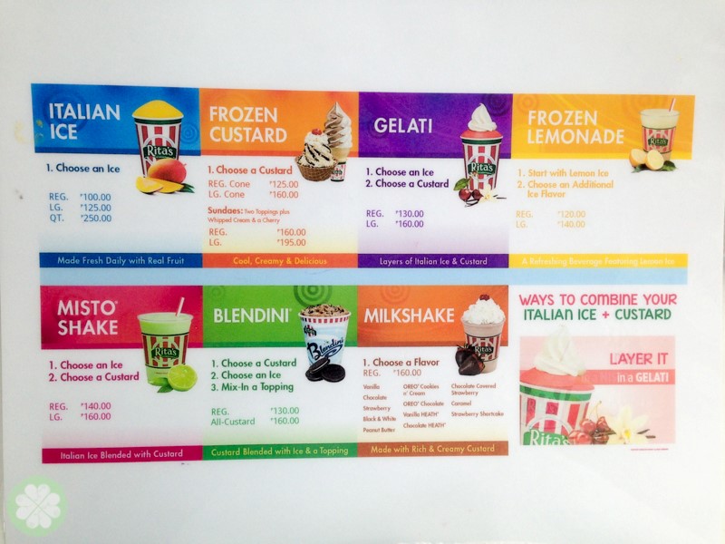 Ritas_Ice_Custard_Menu