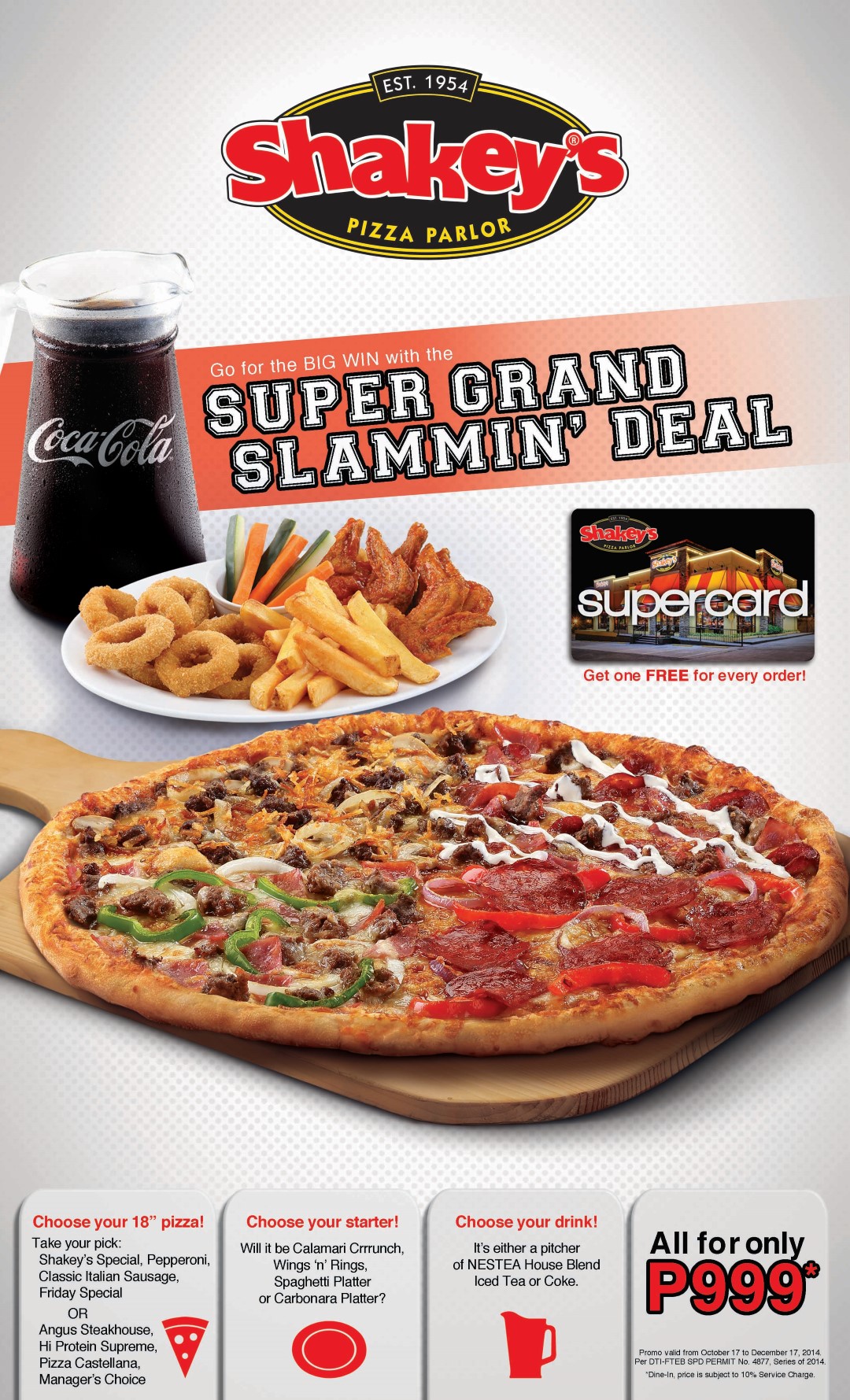 Shakey's Super Grand Slammin' Deal Poster