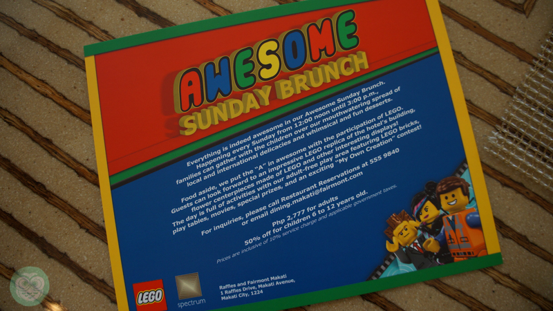 LEGO Sunday Brunch At Spectrum Where Everything Is Awesome!