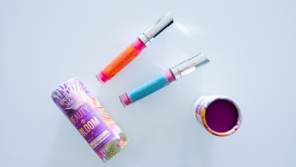 HappySkin_BeautyInBloom_ShutUp&KissME_LipCheekMousse