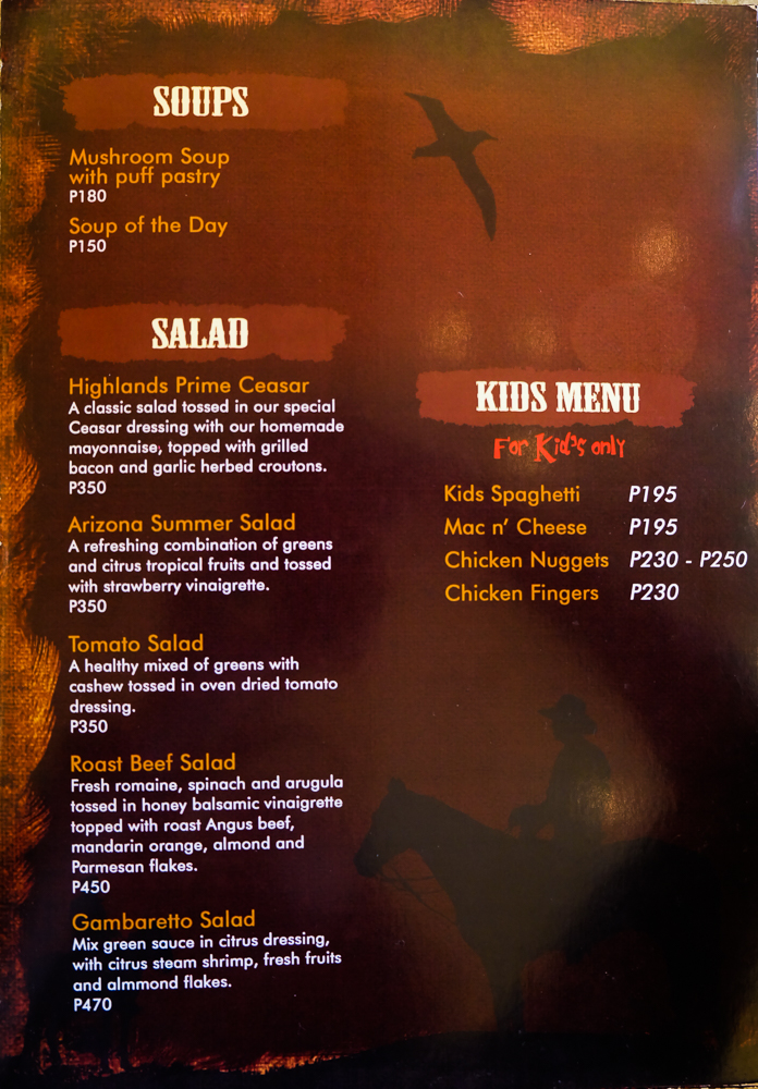 HighlandsPrimeSteakhouse_EstanciaMall_Menu_Soup_Salad_KidsMenu