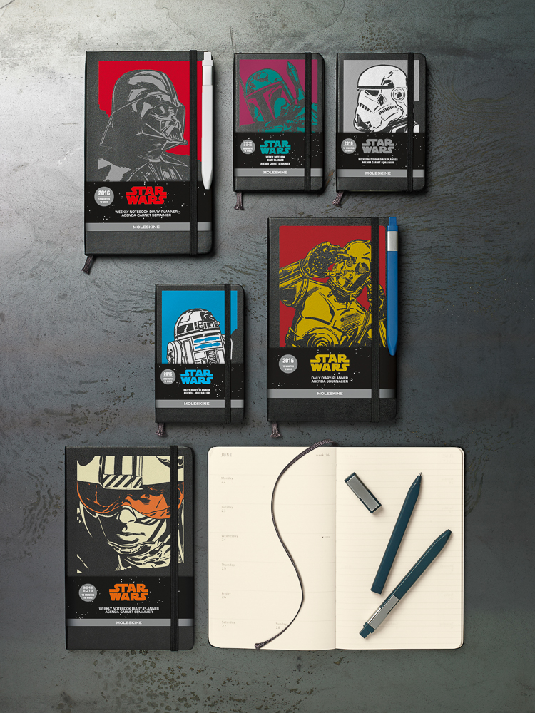 Moleskine_Star Wars_diaries 2016