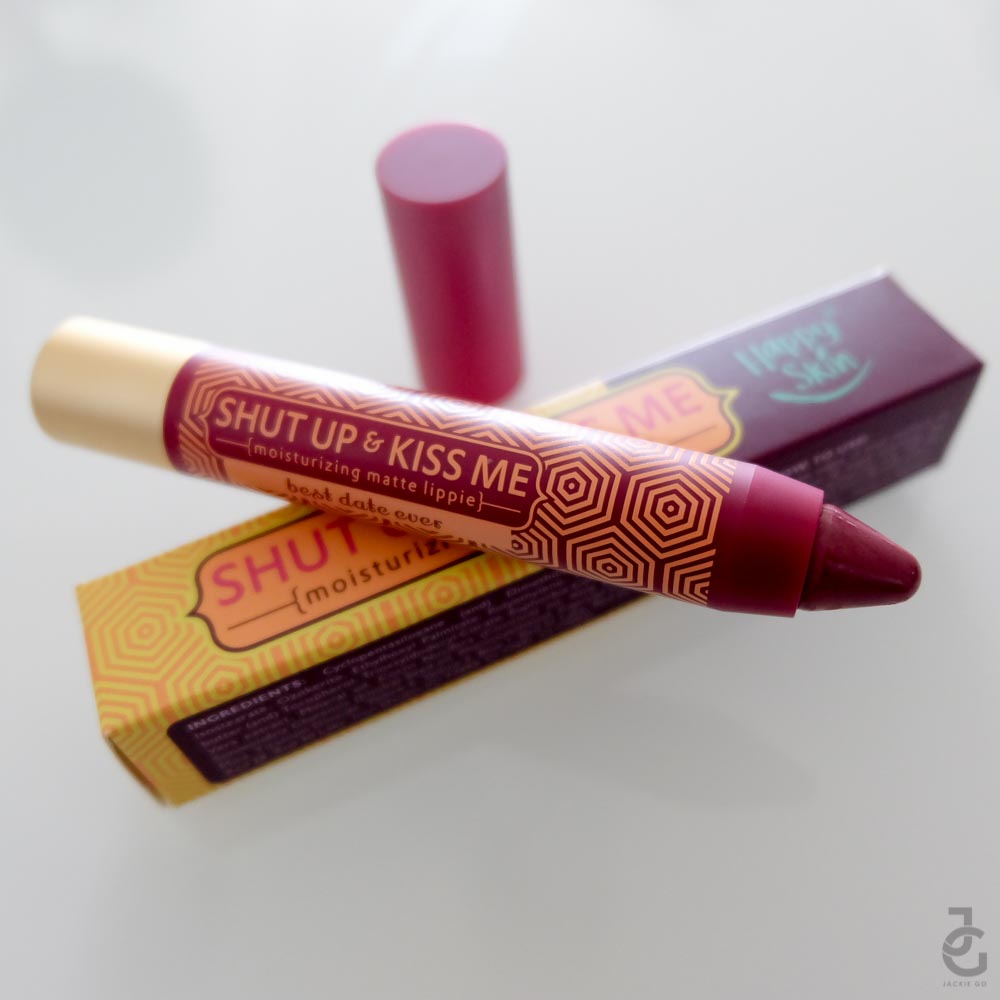 HappySkin_ShutUp&KissMe_MoisturizingMatLippie_BestDateEver