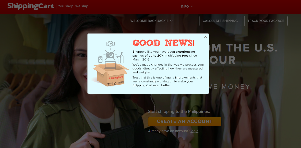 Shop From The US, Ship To Your Address