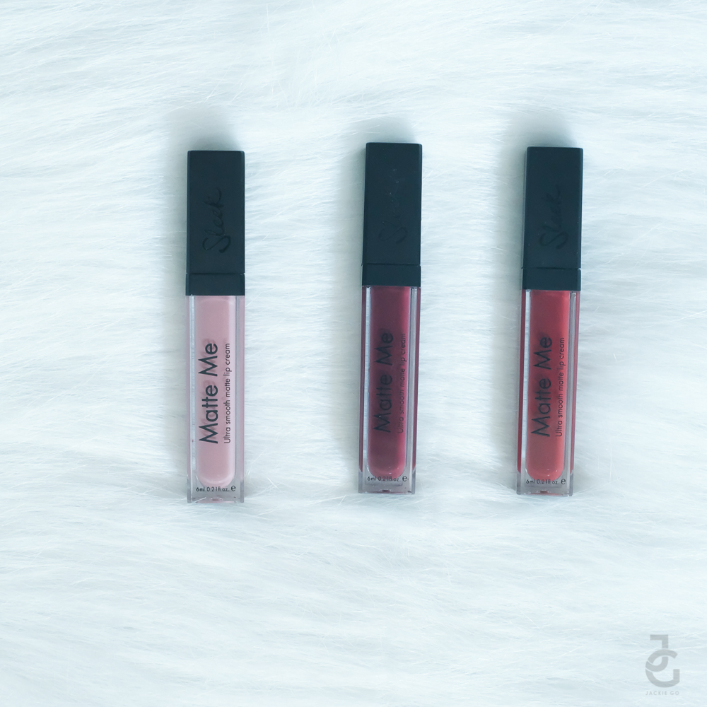 Sleek Matte Me Lipstick Swatches